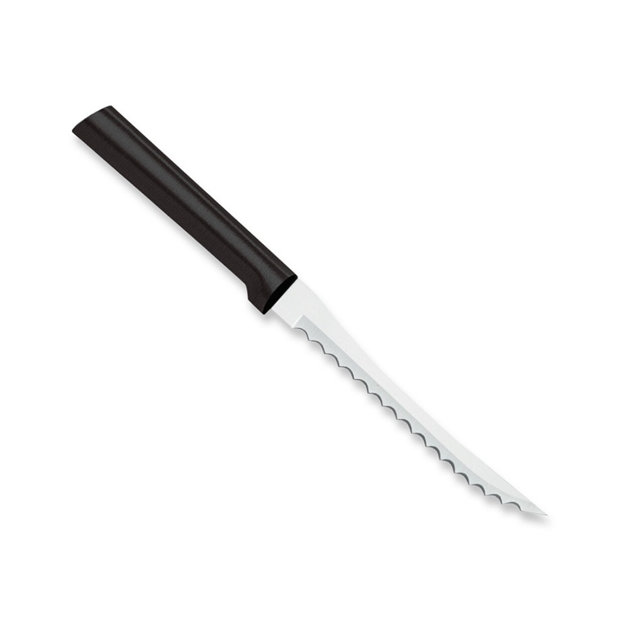 Rada Tomato Slicer Knife, Stainless Steel Cutlery, Hand-Sharpened, Double-Sided Serrated Blade and Durable Resin Handle